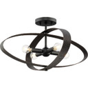 Semi-Flush Mts. Cage by Progress Lighting ( 54 | P350280-31M Allegheny ) 