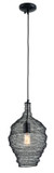 Pendants Fabric Shade by Troy Lighting ( 67 | F6775-SBK Wabi Sabi ) 