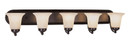 Bathroom Fixtures Five+Lights by Trans Globe Imports ( 110 | 3505 ROB Rusty ) 