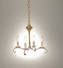 Mini Chandeliers Candle by Northeast Lantern ( 196 | 984-AB-LT4 Chandelier ) 