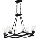 Mid. Chandeliers Glass Up by Quoizel ( 10 | OLK632EK Overlook ) 