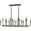 Linear/Island 4 Light + by Quoizel ( 10 | COD139MBK Coda ) 