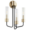 Sconces Triple Candle by Quorum ( 19 | 595-3-6980 Helix ) 