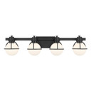 Bathroom Fixtures Four Lights by Savoy House ( 51 | 8-1060-4-BK Pierce ) 