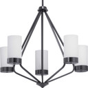 Mid. Chandeliers Glass Up by Progress Lighting ( 54 | P400022-031 Elevate ) 