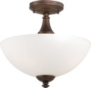 Semi-Flush Mts. Bowl Style by Nuvo Lighting ( 72 | 60-5144 Patton ) 