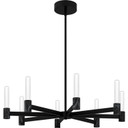 Mid. Chandeliers Glass Up by Quoizel ( 10 | PCADR5030MBK Adler ) 