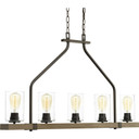 Linear/Island 4 Light + by Progress Lighting ( 54 | P400055-020 Barnes Mill ) 