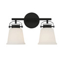 Bathroom Fixtures Two Lights by Savoy House ( 51 | 8-1627-2-BK Kaden ) 