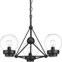 Mini Chandeliers Glass Shade by Progress Lighting ( 54 | P400077-031 Spatial ) 