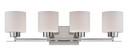 Bathroom Fixtures Four Lights by Nuvo Lighting ( 72 | 60-5204 Parallel ) 