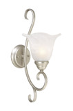 Sconces Single Glass by Vaxcel ( 63 | BL-VLU001BN Bella ) 