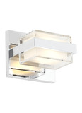 Sconces Single Glass by Visual Comfort Modern ( 182 | 700BCKMD1C-LED930-277 Kamden ) 