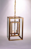 Foyer/Hall Lanterns Glass w/Frame by Northeast Lantern ( 196 | SS1016-AB-LT2-CSG Foyer ) 