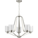 Mid. Chandeliers Glass Up by Progress Lighting ( 54 | P400095-009 Kene ) 