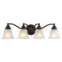 Bathroom Fixtures Four Lights by Vaxcel ( 63 | VL35124OBB Standford ) 