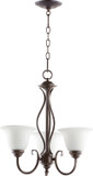 Mini Chandeliers Glass Shade by Quorum ( 19 | 6010-3-186 Spencer ) 