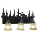Bathroom Fixtures Three Lights by Vaxcel ( 63 | VL55603BBZ Yellowstone ) 