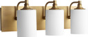 Bathroom Fixtures Three Lights by Quorum ( 19 | 5009-3-80 Celeste ) 