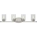 Bathroom Fixtures Four Lights by Progress Lighting ( 54 | P300279-009 Riley ) 