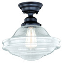 Semi-Flush Mts. Glass Down by Vaxcel ( 63 | C0177 Huntley ) 