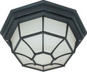 Exterior Ceiling Mount by Nuvo Lighting ( 72 | 60-536 Spider Cage Textured Black ) 