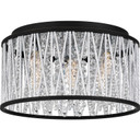 Flush Mounts Glass Down by Quoizel ( 10 | PCCET1616MBK Celeste ) 