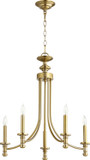 Mid. Chandeliers Candle by Quorum ( 19 | 6022-5-80 Rossington ) 