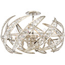 Semi-Flush Mts. Candle by Quoizel ( 10 | PCCN1724PK Crescent ) 