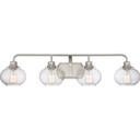 Bathroom Fixtures Four Lights by Quoizel ( 10 | TRG8604BN Trilogy ) 