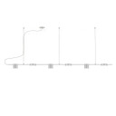 Semi-Flush Mts. Rail Kits by Sonneman ( 69 | 2886.16 Counterpoint ) 