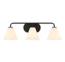 Bathroom Fixtures Three Lights by Savoy House ( 51 | 8-2988-3-BK Blair ) 
