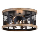 Flush Mounts Cage Style by Vaxcel ( 63 | C0262 Kodiak ) 