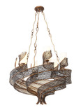 Mid. Chandeliers Glass Up by Varaluz ( 137 | 240C06HO Flow ) 