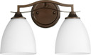 Bathroom Fixtures Two Lights by Quorum ( 19 | 5027-2-86 Jardin ) 