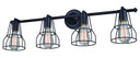 Bathroom Fixtures Four Lights by Vaxcel ( 63 | W0314 Clybourn ) 
