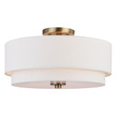 Semi-Flush Mts. Drum Shade by Vaxcel ( 63 | C0280 Burnaby ) 