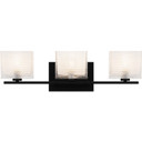 Bathroom Fixtures Three Lights by Quoizel ( 10 | WCP8603MBK Westcap ) 
