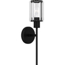 Sconces Single Glass by Quoizel ( 10 | PCILA8605MBK Isla ) 