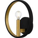 Sconces Single Candle by Quoizel ( 10 | WID8810MBK Winsland ) 