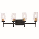 Bathroom Fixtures Four Lights by Vaxcel ( 63 | W0394 Warren ) 