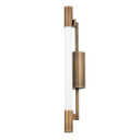 Sconces Single Glass by Troy Lighting ( 67 | B7124-PBR Merced ) 