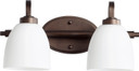 Bathroom Fixtures Two Lights by Quorum ( 19 | 5060-2-86 Reyes ) 