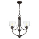 Mini Chandeliers Glass Shade by Quorum ( 19 | 6059-3-286 Enclave ) 