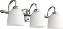 Bathroom Fixtures Three Lights by Quorum ( 19 | 5060-3-64 Reyes ) 