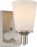 Sconces Single Glass by Nuvo Lighting ( 72 | 60-5821 Laguna ) 