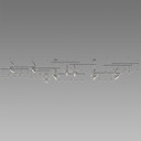 Large Chandeliers Glass Shade by Sonneman ( 69 | SLS0002-SC02 Suspenders ) 