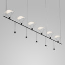 Large Chandeliers Geometric/Linear by Sonneman ( 69 | SLS0161 Suspenders ) 