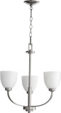 Mini Chandeliers Glass Shade by Quorum ( 19 | 6060-3-64 Reyes ) 