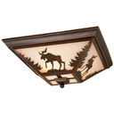 Flush Mounts Bowl Style by Vaxcel ( 63 | CC55614BBZ Yellowstone ) 